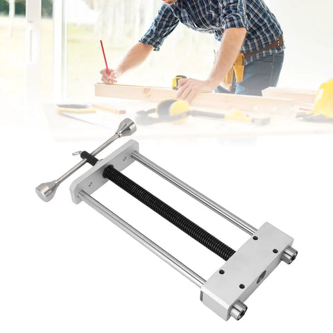 Heavy Duty Inertia Table With Double Link Clamp For Woodworking Bench, alloy steel frame, secure hold for CNC machining.