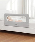 47 Inch Toddler Bed Rail Foldable Baby Guard Built For Safer Sleep And Calm Nights Snug No Gap Mattress Fit With Reinforced Anchor Straps