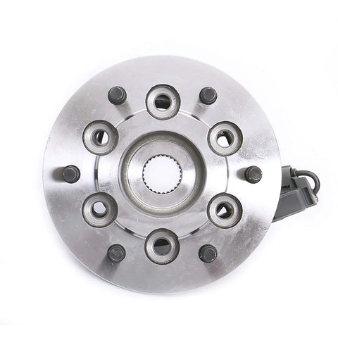 Front view of Front Right Wheel Bearing Hub Assembly For 4WD Only Fits 2004 To 2008 Chevy Colorado And 2004 To 2008 GMC Canyon