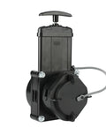 RV Gate Valve 3 Inch Hub To 3 Inch Lug With Cap Glue On 3 Inch PVC Sewer Pipe Black UV Resistant Plastic 1 Pack Works With GrenTec Blade Valterra Bristol Camco Anonda Valves