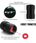 Aluminum Alloy Valve Stem Caps For Tires Premium Tire Air Caps Cover Water And Dust Resistant Easy Snap On Adds Sporty Look