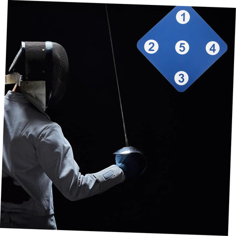 Fencer using Pro Grade Double Sided Rubber Fencing Target for Training Hanging Wall Mounted Practice Tool Durable Wear Resistant