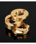 Two Pack 16mm Oldham Couplers Perfect For Vzbot Blv 3D Printers T8 Z Axis And Hot Bed Screws brass coupler pair