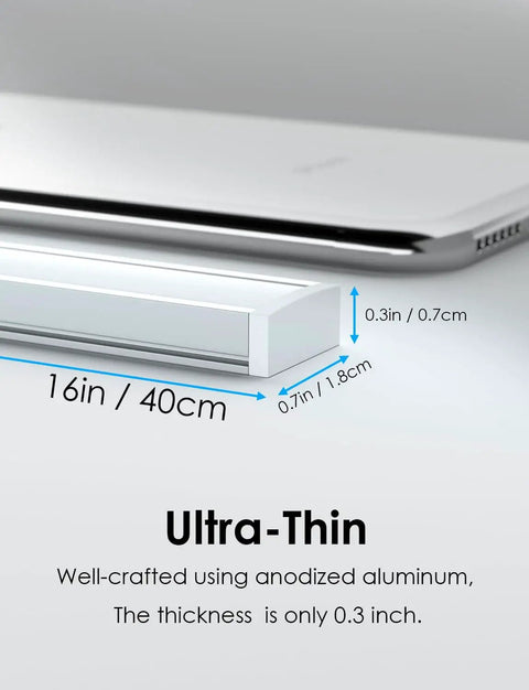 Ultra Thin Under Cabinet LED Lights With Motion Sensor Plug In Indoor 16 Inch 500 Lumen 12V Super Bright No Fuss Cool White 6000K