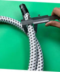 Heavy Duty High Temperature Steam Hose For Garment Steamers And Irons, Flexible PVC Nylon Replacement Tube With caliper measurement