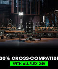 Beast Mode 24V Brushless Cordless Table Saw Kit Featuring 8.25 Inch Precision Cutting Blade And 6.0Ah Stacked Lithium Battery Paired With Rapid Charger for versatile cutting tools.