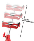Folding Roller Stand Height Adjustable For Woodworking, Heavy Duty 250 Lb Load Capacity, showing adjustable height mechanism.