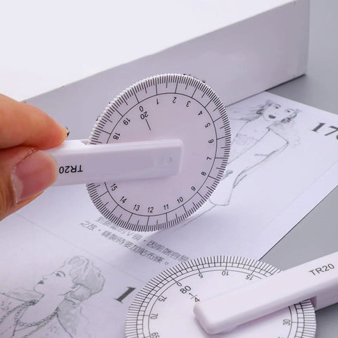 360 Degree Rotating Quilting Ruler With Scaled Roller Wheel For Precise Pattern Making And Angle Measurement An Absolute Craft Room Staple That Smoothes Your Stitch Line Work And Nails Every Curve Without The Fussy Math