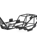 Heavy Duty RC Roll Cage Metal Frame For 1/10 Scale Crawler Trucks Full Tube Chassis Durable Black Metal Construction 355mm Length