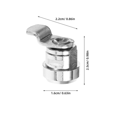 16mm Zinc Alloy Cam Lock for Security Devices and Cash Registers
