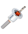 Heavy Duty Adjustable Depth Countersink Drill Bit With Slick Flute Design For Woodworking And Metal Drilling close-up view.