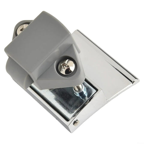Rugged RV Cabinet Lock Knob With Push Latch For Camper Marine Cupboard Doors, ABS and metal handle, top view