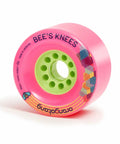 Bee's Knees 90mm Longboard Wheels Built for Real-World Roads and Easy City Cruising Pink 83a Without Bearings Perfect for DIY.