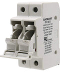Heavy Duty 2 Pole DIN Rail Fuse Holder For Solar PV Systems, 30A At 1000V DC And 32A At 690V AC, RT18-32 10x38mm front view