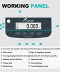 Working panel of Analytical Balance 500g Capacity With 0.001g Precision, displaying controls and indicators for precise measurement.