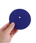 Blue Wool Felt Fencing Hand Guard Pads Replacement For Amped Up Safety In Competitions And Daily Practice Training Gear Made For Comfort Fit And Durable Grip For Serious Fencers held in hand
