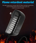 Heavy Duty AC To DC Converter 12V 2A Car Cigarette Lighter Plug made from flame-retardant material for safety and reliability.