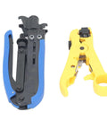 All In One Coax Cable Tool Kit With Adjustable F Head And Anti Slip Grip For RG6 RG59 RG11 And 75 Ohm F Connectors