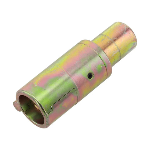 2 Pack Durable 304 Stainless Steel Bellows Interface Tools For A45 Steel Process With Dual Apertures For 20 And 25mm Corrugated Pipe Making Jobs, close-up of tool.