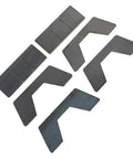 Universal Mini C Notch Kit Weld On Square Under Bed Notch For Frame Stability Keeps Wheel Alignment And Smooth Ride With Easy Weld In Install For Heavy Duty Truck Builds, 3/16 inch steel plates