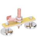 Heavy Duty Welding Ground Clamp Tools With Magnetic Base And Dual Strong Magnets For Secure Mechanical Maintenance, 300 Amps.