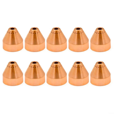 Noteflora Plasma Shield 220993 Brass Consumable Fit For Pmx 105 Machine 10 Pack of brass cutting nozzles for welding.