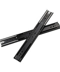 45 Buffer Damping Drawer Slide With Concealed Bottom Mount Soft Close Action For Quiet Durable Cabinet Drawers Professional Grade Hardware That Keeps Drawers Smooth And Protected black steel drawer slides