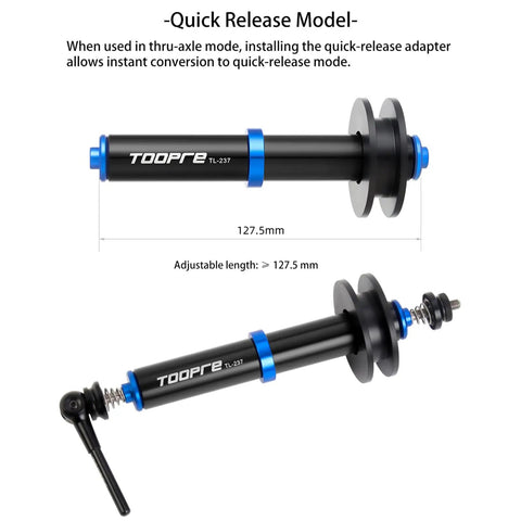 Chain Keeper For Bike Travel And Maintenance, Adjustable Dummy Hub Axle Stabilizer, Quick Release Model