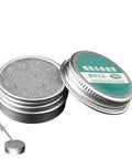 Pro Grade Soldering Iron Tip Cleaner Block For Metal Tips Flux Activator With Abrasive Grains in open tin container