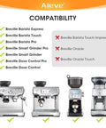 Image showing compatibility chart for Silicone Bellow Replacement For Breville Barista Express And Compatible Espresso Machines.