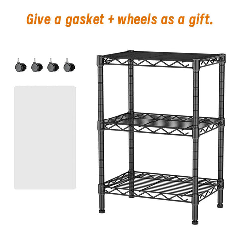 Heavy Duty Three Tier Adjustable Metal Wire Shelving Rack Rust Resistant Coating Steady Spider Web Base Stand Organizer Built Different To Stack Your Gear And Stay Organized