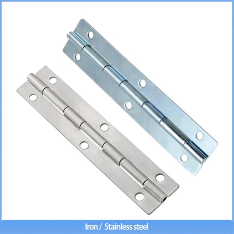 Heavy Duty 6 Inch Flush Mount Cabinet And Box Door Hinge for industrial iron or stainless steel, flat opening, one piece