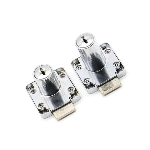 Universal Drawer Cam Lock Set With Key For Cabinets Office Cupboards And Desks In Zinc Alloy Heavy Duty Security Tamper Proof Locking