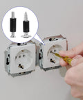 Nylon Outlet Spacer Kit For Electrical Sockets Round Unthreaded Spacers Compatible With M3 And M4 Screws Black Stabilizers