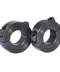 Beefy Double Split Shaft Collar 7/8 Inch Bore, For A Tight Hold, 1-5/8 Inch Outer Diameter, black oxide carbon steel.