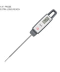 Ultra Quick Digital Kitchen Thermometer For Cooking And Grilling With A 4.5 Inch Compact Probe Splash Resistant Ideal For Meat Candy