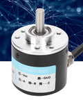 6mm Shaft Incremental Rotary Encoder, 24V DC, ABZ Three-Phase Outputs, 1000B And 1024B Line Resolutions, Compact, Rugged Lightweight Sensor For Industrial Automation And Smooth Motion Control, metal body