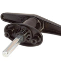 Locking T Handle Kit With Keyed Alike J327 Two Keys Complete Set For Cabinets, Drawers, And Boxes - zinc die cast, black finish