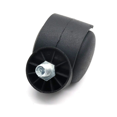 Smooth Sailing Office Chair Wheels Replacement 2 Inch Twin Wheel Caster Set Of 5 With 10mm Threaded Stem showing a single swivel caster.