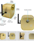 Gold RGBW light engine of Twinkle 16W Fiber Optic Star Ceiling Light Kit with Bluetooth app remote and sound activation.