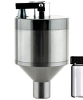 Dope Fine Grind Pepper And Spice Grinder Set With Stainless Steel 304 Grinding Plate And Mesh Screen Compact Silver 2.2 Inch