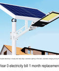 JUDYSSY Spot Lightingsolar Street Light, Led Dusk to N Solar Outdoor Light Lamp with solar panel and IP65 waterproof design.