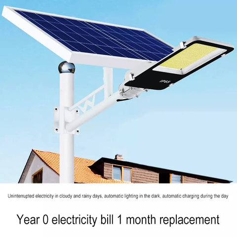 JUDYSSY Spot Lightingsolar Street Light, Led Dusk to N Solar Outdoor Light Lamp with solar panel and IP65 waterproof design.