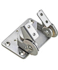Stainless Steel Dual Axis Torque Hinge For Gate With 360 Degree Rotation Adjustable Damping And Reciprocating Torque Durable Heavy Duty Gate Hardware 1 Piece No Screws Included
