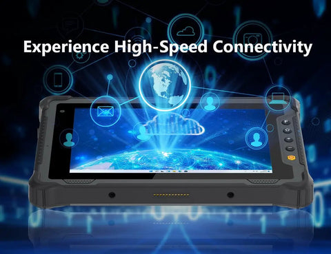 Heavy Duty 10.1 Inch Windows 11 Pro Rugged Tablet Powered By Intel N100 Processor Featuring 8GB Ram And 128GB Storage, with high-speed connectivity design.