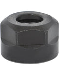 Solid 5 Pack Of Er16-A Collet Nuts For Cnc Milling Machine Clamps, Hardened Steel Clamp Holder close-up view of a collet nut.