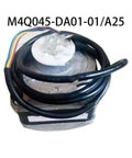 Durable Industrial Fan Motor For Heavy Duty Cooling With High Efficiency 70 18W Power Draw And Robust 105C Heat Resistance mounted with wires visible.