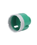 Heavy Duty 5 Pc Hole Saw Set With M14 Connector For Drilling Glass Tile And Marble Thickened Coating Makes Quick Work Of Tough Home Reno DIY Projects Like A Champ, green diamond hole saw bit