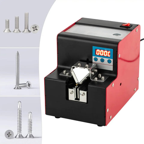 Top Notch Automatic Screw Feeder With Slick Arranger And Clear LCD Display Counting Mode, desktop unit for M2 to M4 screws.
