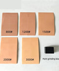 Multi‑Use 8Pc Sandpaper Discs For Car Polishing And Spot Grinding Fine Abrasive Stickers in various grits with point grinding block.